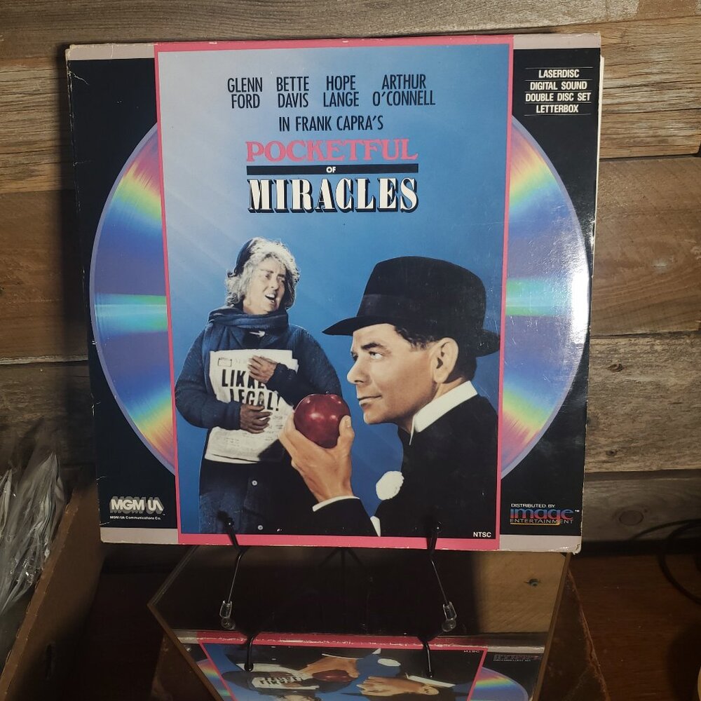 Pocketful of Miracles - Laserdisc - MGM - Double Disc Set-Glenn Ford-Bette Davis